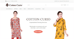 Desktop Screenshot of cottoncurio.com